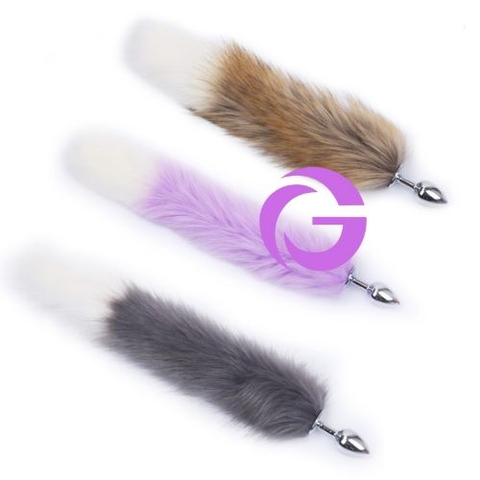 Plug inox kèm đuôi cáo size nhỏ