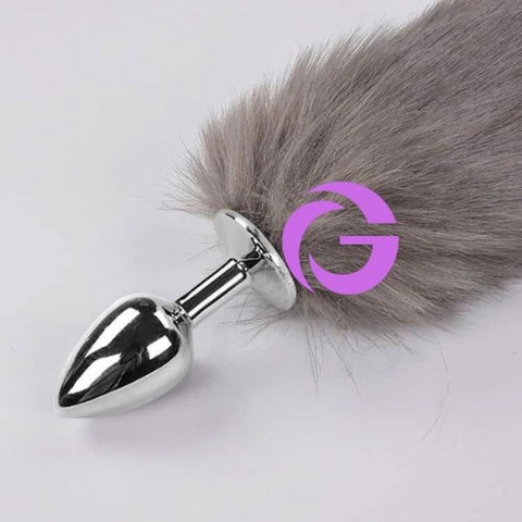 Plug inox kèm đuôi cáo size nhỏ