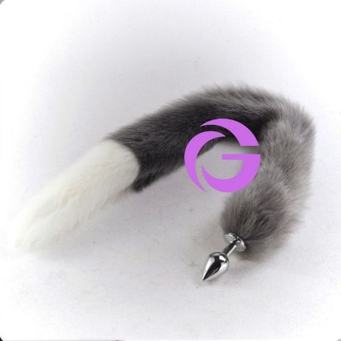 Plug inox kèm đuôi cáo size nhỏ