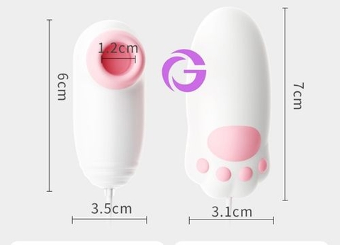 Trứng Rung MizzZee Mèo Con Hút Và Rung