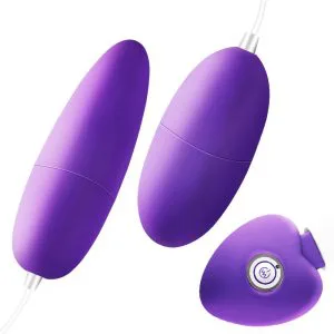 Trứng rung tình yêu Mizzee Purple 2 đầu