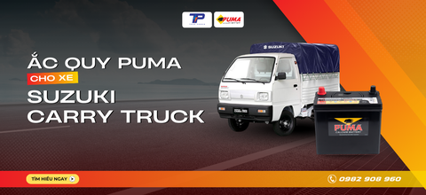 Ắc quy xe Suzuki Carry Truck 5 tạ: Bảng giá và thông số kỹ thuật