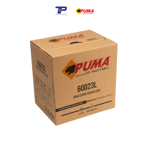 Ắc quy Puma 60D23L (60Ah; 420CCA)