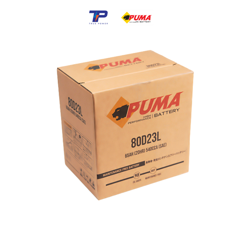 Ắc quy Puma 80D23L (65Ah; 540CCA)