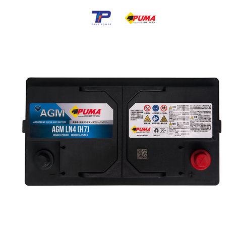 Ắc quy PUMA AGM LN4/H7 (80Ah; 800CCA)