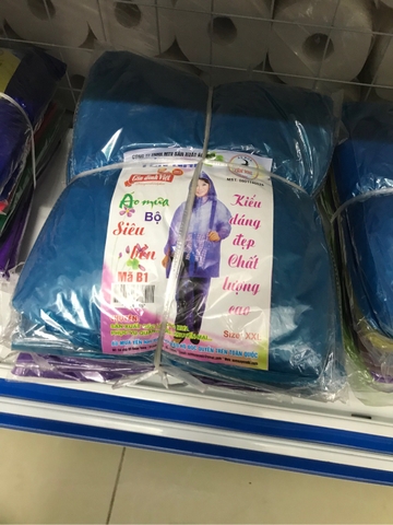 Áo mưa mỏng