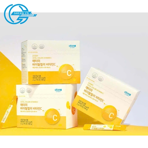 [SHERB] Atomy Vital Color Vitamin C loại 500mg/ gói
