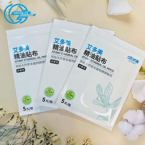 [SHERB] Miếng dán tinh dầu Atomy EThereal Oil Patch