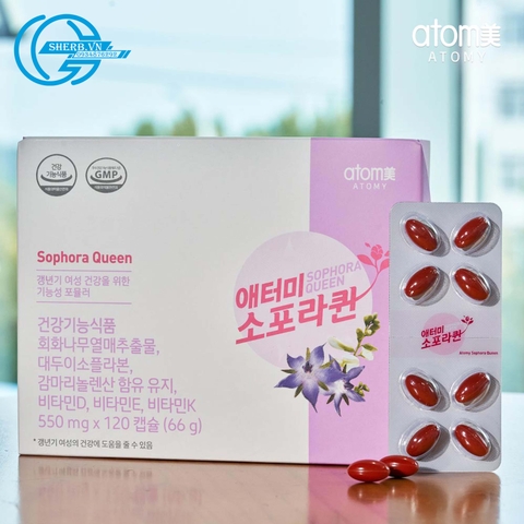[SHERB] Viên nội tiết tố Atomy Sophora Queen/ 120 viên