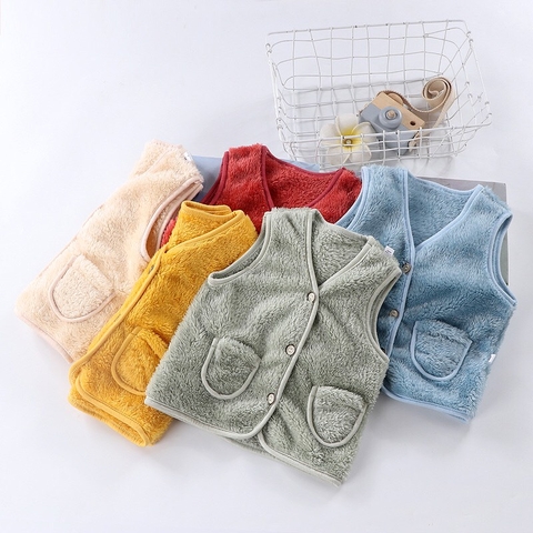 Áo Gile Lông Phong Cách Hàn Quốc Cho Bé