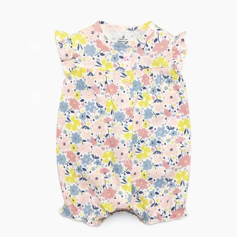 Body Đùi Hè, Romper Đùi Xuất Dư Cho Bé Gái 3-24 tháng