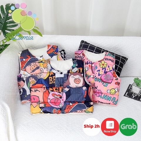 Áo Phao Gile Trơn Siêu Nhẹ Cho Bé Trai Bé Gái Hàng Quảng Châu Cao Cấp 𝑮𝑳𝑷𝑻