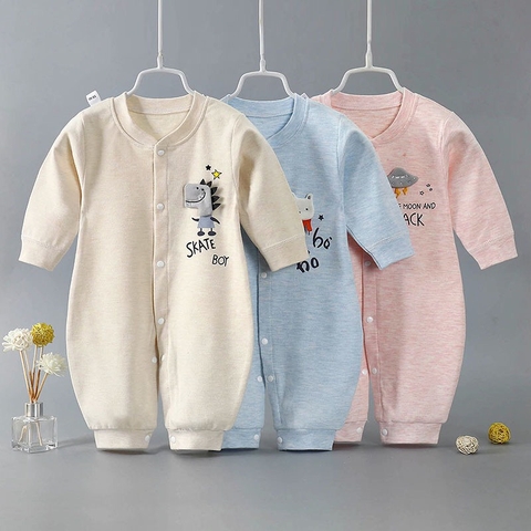 Bộ Body Dài Tay Liền Thân, Sleepsuit Cho Bé Sơ Sinh 05BDD