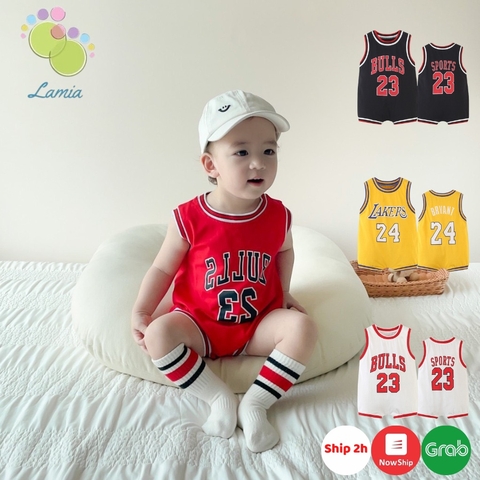 Bộ Body Đùi kiểu dáng bóng chày phong cách thể thao cho bé sơ sinh 06BDDU