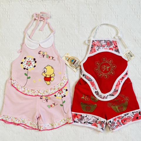 Bộ Yếm Hè Cho Bé Sơ sinh Hàng Quảng Châu