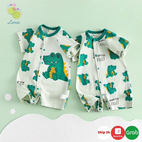 đồ cho bé trai bé gái sơ sinh bộ body đùi cộc tay cúc giữa mùa hè hàng Quảng Châu cao cấp 𝟒𝟓𝐁𝐃𝐃𝐔