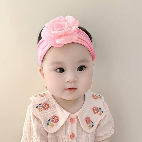 Băng đô Turban che thóp cho bé gái hình bông hoa 𝐓𝐁𝟔