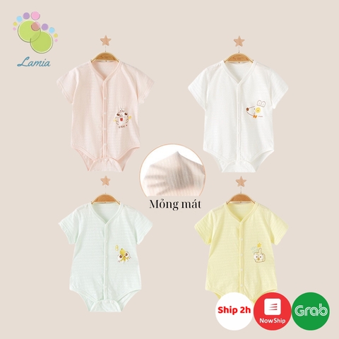 Body suit cộc tay cúc giữa 𝟐𝟐𝐁𝐃𝐒