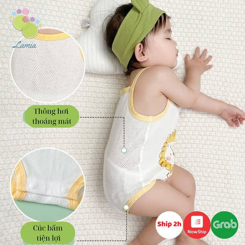 Bộ Body 2 Dây Dễ Thương Mùa Hè Cho Bé Gái 𝟎𝟗𝐁𝐃𝐒𝟐𝐃