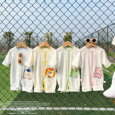 Bộ Body Dài Tay Nằm Điều Hòa Mỏng Mát Cho Bé Sơ Sinh Lamia - Bảng 3 - Size 59-100 𝟏𝟒𝐁𝐃𝐃