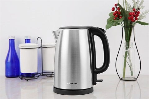 Bình đun siêu tốc Toshiba KT-17SH2NV – 1.7 lít, công suất 2200W, ruột inox SUS 304, đun nước nhanh, an toàn