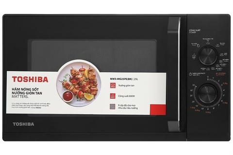 Lò vi sóng có nướng Toshiba MW3-MG25PE(BK) – Dung tích 25 lít