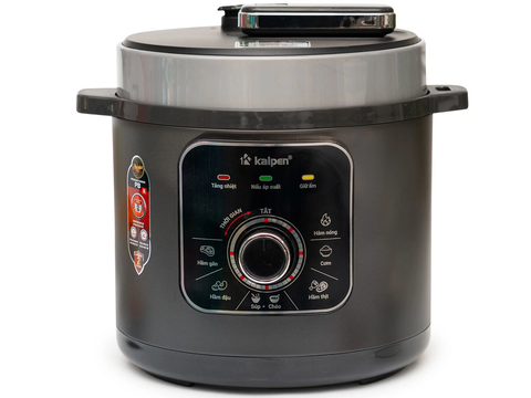 Nồi áp suất điện lòng nồi inox 304 Kalpen P8 6L