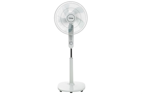 Quạt đứng Toshiba F-LSA10(H)VN 5 cánh 50W – Quạt cây điều khiển nút nhấn, 3 tốc độ gió