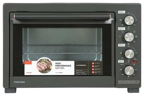 Lò nướng Toshiba TL-MC40EZF(GR) 40 lít – Công suất 1800W, quạt đối lưu, xiên quay 360°, điều chỉnh nhiệt độ độc lập