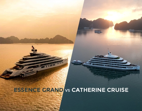 Nên đặt du thuyền Hạ Long 6 sao Catherine hay Essence Grand Cruise (Grand Pioneers)?