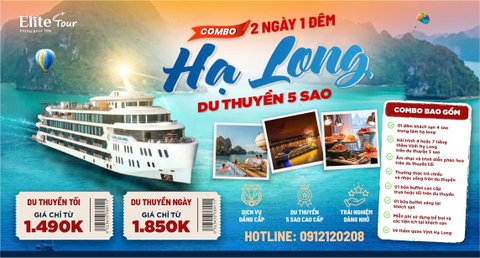 Combo du thuyền Hạ Long giá tốt, lịch trình trọn gói chi tiết