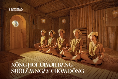Xông Hơi Flamingo Đại Lải – Trải nghiệm Jjimjilbang thư giãn