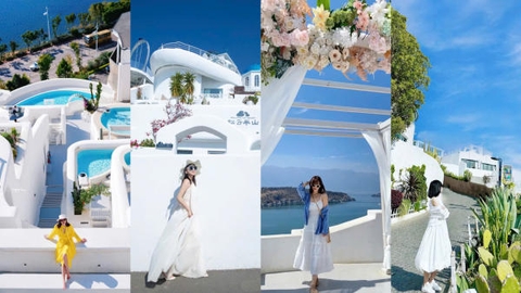 Santorini Đại Lý Trung Quốc - lâu đài trắng đẹp tựa thiên đường