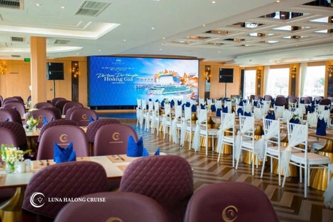 Du thuyền Luna Halong Cruise – Không gian tổ chức sự kiện hoàn hảo cho doanh nghiệp