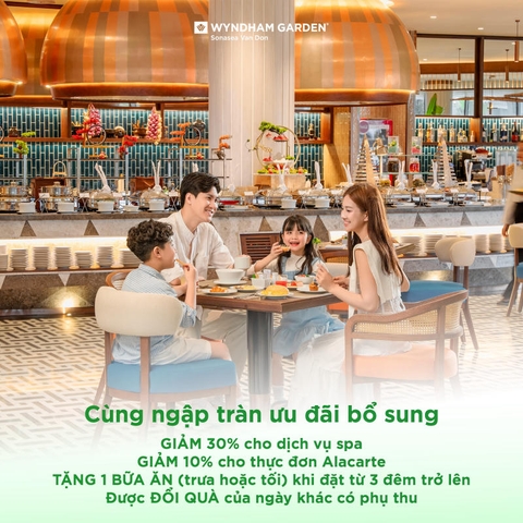 Chương trình ưu đãi hè Sonasea Vân Đồn “Summer Chill” chỉ từ 1350k/người
