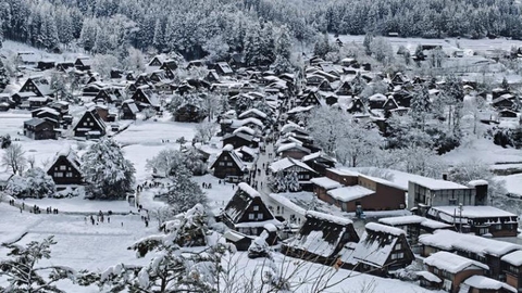 Tour Nhật Bản Tết Dương lịch 2027: Shinhotaka - Shirakawago 6N5Đ