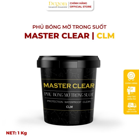 Phủ bóng mờ trong suốt 1kg[CLM] Định mức 10-15m2|HIỆU ỨNG DE'GON