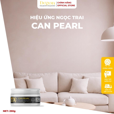 Sơn hiệu ứng Ngọc trai[250g] Định mức 1m2|HIỆU ỨNG DE'GON