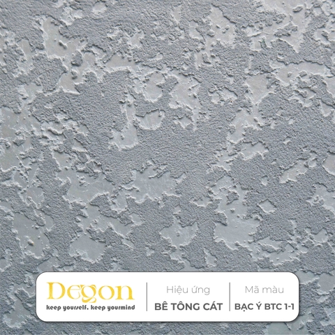 Silver Concrete (Bê Tông Bạc) | Mã màu (BẠC Ý BTC 1-1)