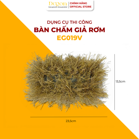 BÀN CHẤM VÂN GIẢ TƯỜNG RƠM · ảnh 2