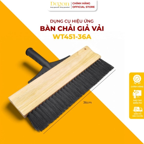 Bàn chải thi công sơn hiệu ứng giả vải, bê tông cát, tường đất[WT451]|HIỆU ỨNG DE'GON