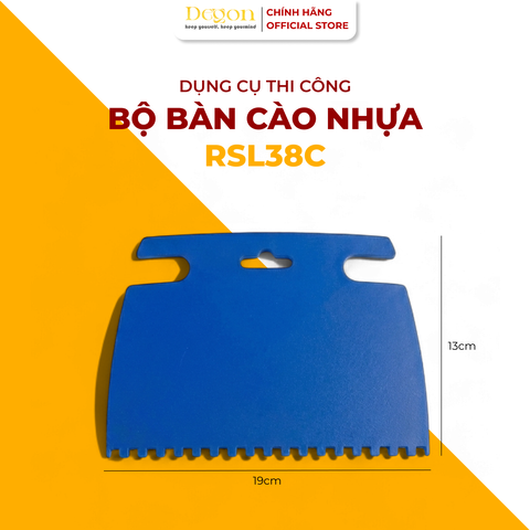 BỘ BÀN CÀO NHỰA (RĂNG VUÔNG) · ảnh 2