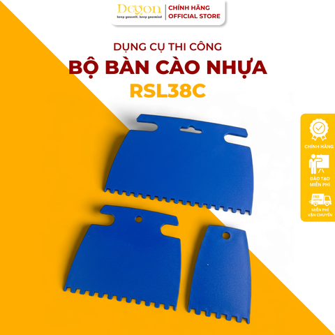 BỘ BÀN CÀO NHỰA (RĂNG VUÔNG)