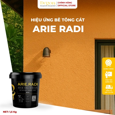 Sơn hiệu ứng bê tông cát/sơn cát[1,5kg]| Định mức: 1m2|HIỆU ỨNG DE'GON