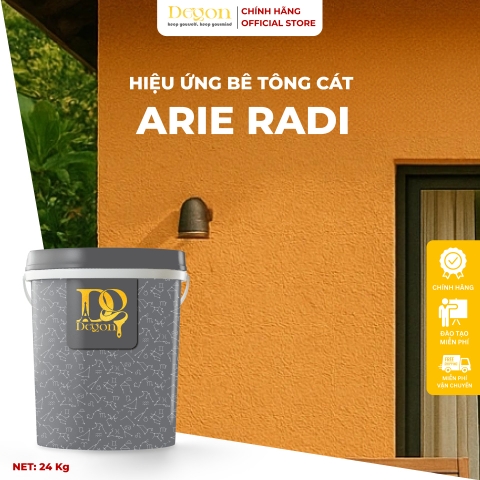 Sơn hiệu ứng bê tông cát[24kg]| Định mức 10-12m2| HIỆU ỨNG DE'GON
