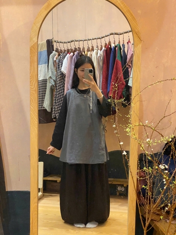 STILLNESS TOP grey