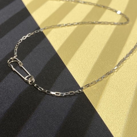 Vòng Tay Nam Safety pin - Chất Liệu Titanium không rỉ - Phụ Kiện Nam