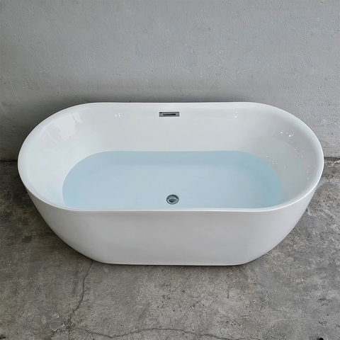 Bồn Tắm Oval Cạnh Thẳng Viền Mỏng MT-0017