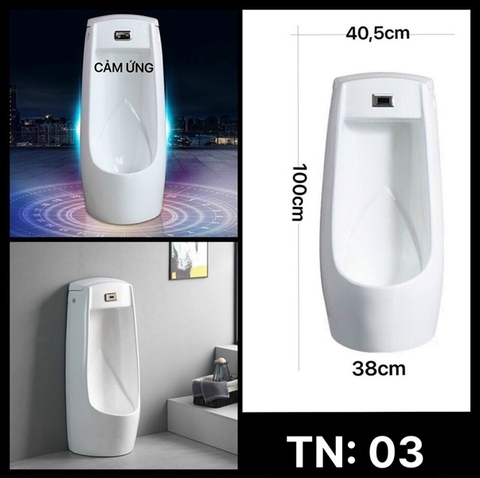 Bồn tiểu nam đứng sàn cảm biến - MT0027
