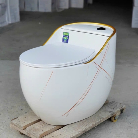 Bệt nhập khẩu trứng trắng viền vàng MT-0014 cao cấp